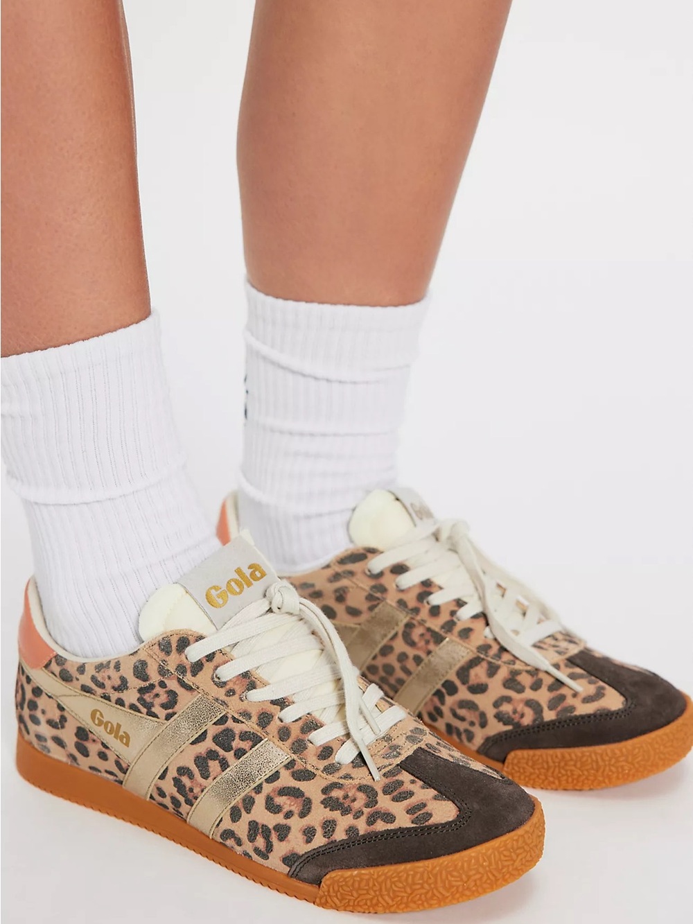 New Gola Elan Safari Sneakers Leopard